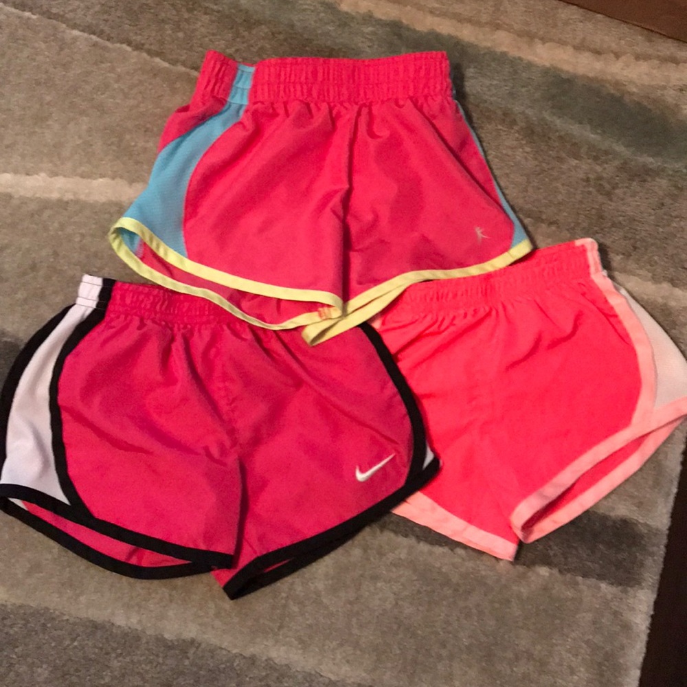 Lot of 3 Girls size 4 Running Shorts